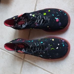 NEW CLAMP Handmade Suede Colour Splash Shoes Size 37